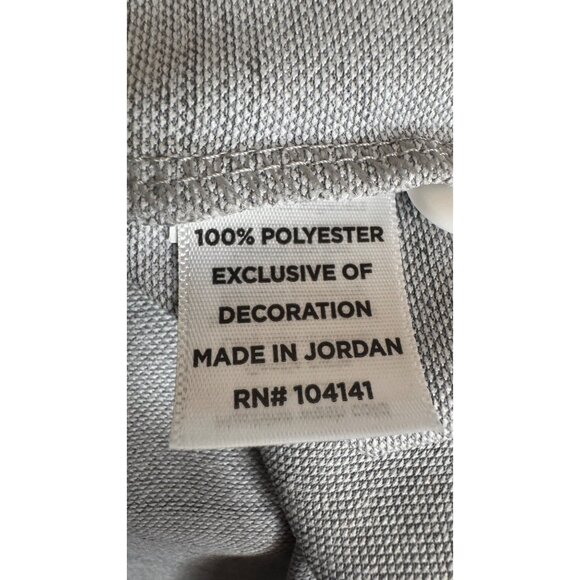 NWT Walter Hagen XXL Mens Grey Striped Polo Shirt Lightweight Breathable - Picture 11 of 15